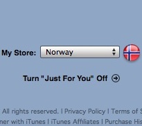 iTunes noruega
