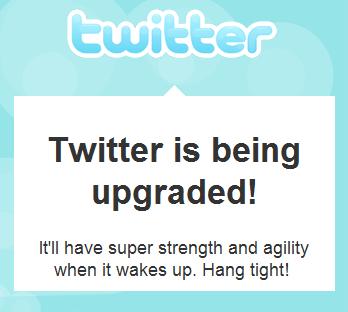 twitter upgrading