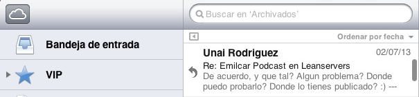 Mail en iCloud