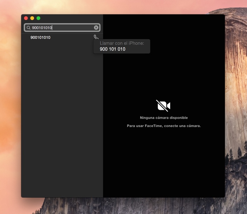 FaceTime OSX