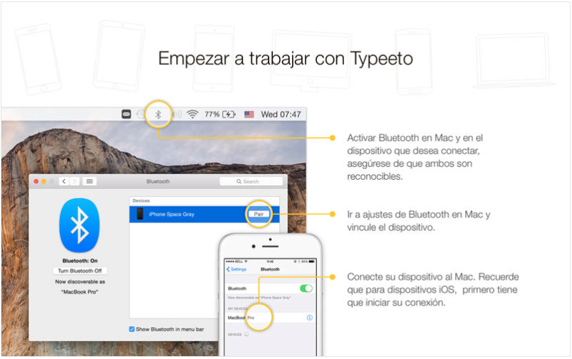 Presentación de Typeeto en la Mac App Store